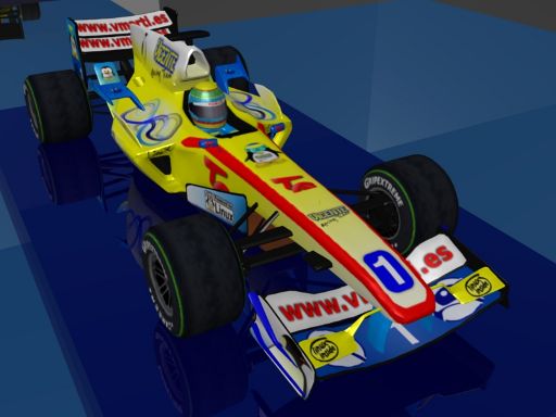 f1-torcs-2 car for torcs made with blender by Vicente Mart Centelles