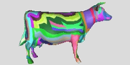 render of a cow