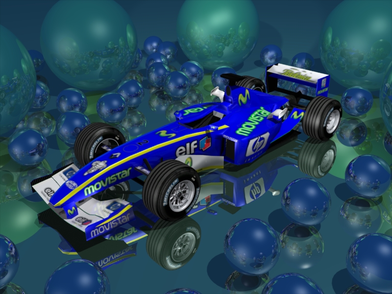 My gp4 car rendered into blender