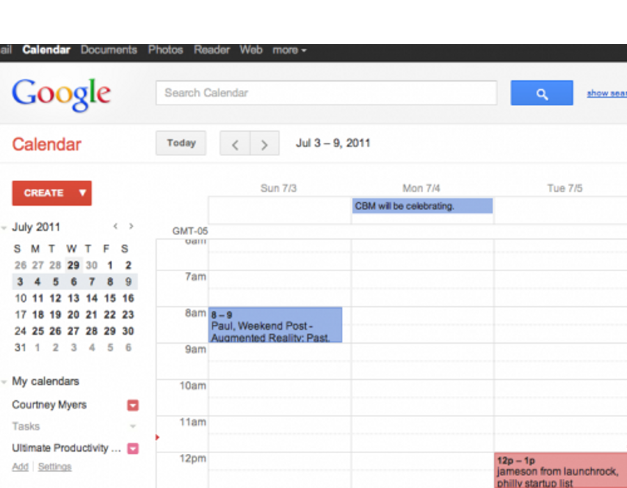 Calendario con Google Calendar