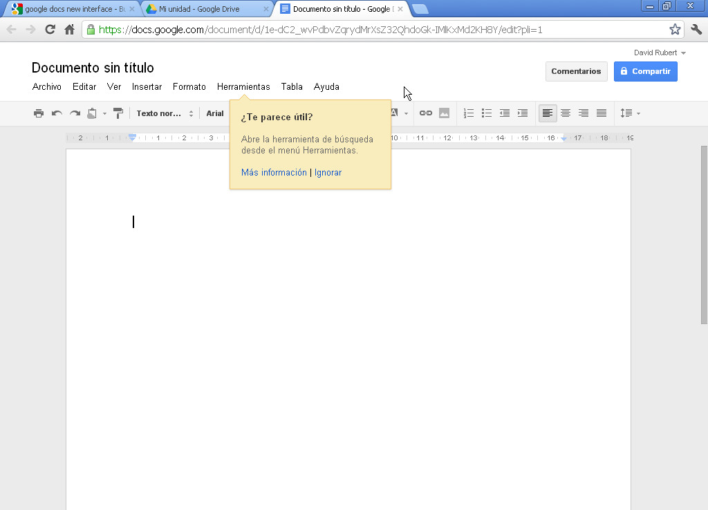 Documentos con Google Docs