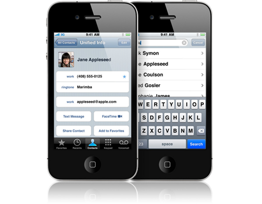 Contactos para iPhone/iPad